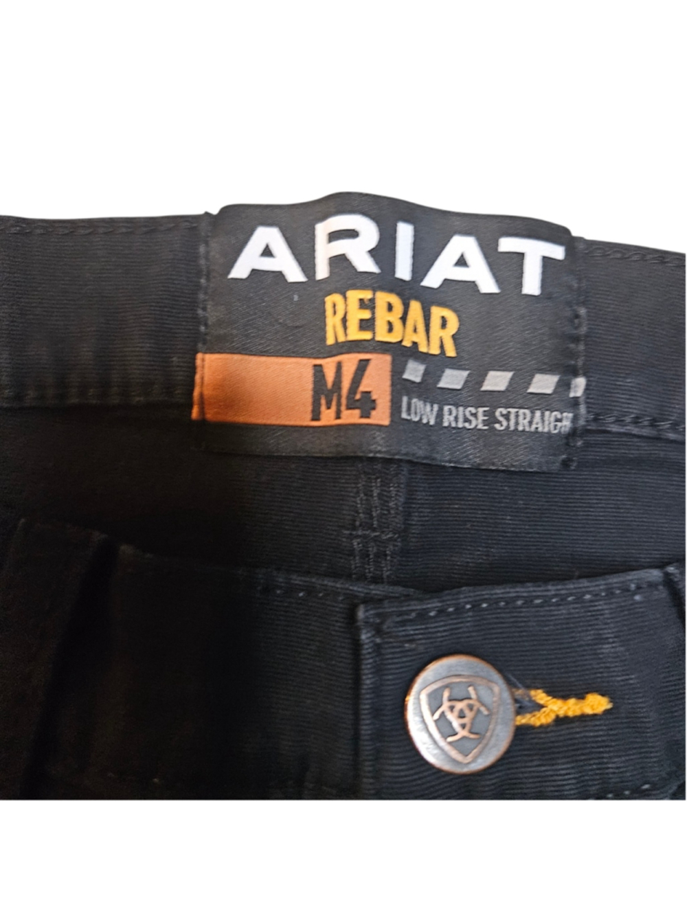 Ariat 33x36 Black M4 Straight Work Pants - Picture 7 of 8